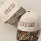 BEER ME Embroidery Camo Trucker Hat: CAMO / ONE SIZE
