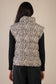 Leopard Puffer Vest