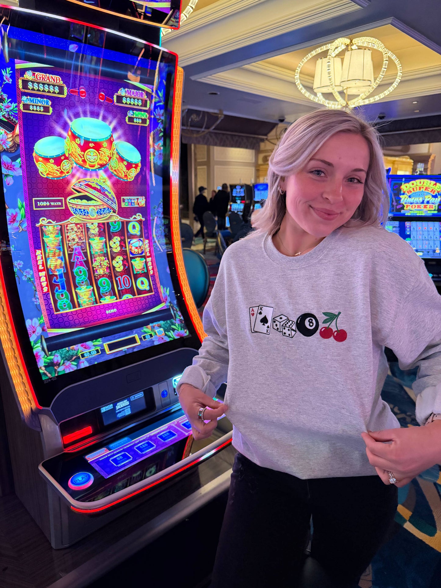 The Gambler Embroidered Sweatshirt