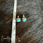 Countryside Co. - Turquoise Square Stud  Earrings