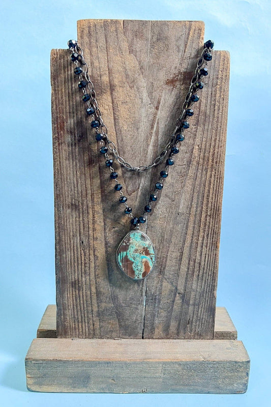 Dylan Designs - Paige Necklace Black