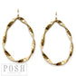 Pink Panache Brands - Twisted teardrop earring, last call: Silver