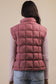 Leopard Puffer Vest