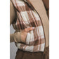 Reversible Plaid Solid Vest - Mocha