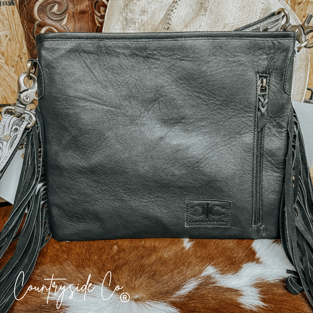Countryside Co. - Rodeo Square Cowhide Checkered Purse