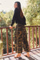Washed Camo Drawstring Pants