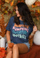 Bonfires Pumpkins Sweaters Football Tee