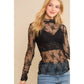 Black Mesh Top