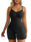 ShaperX Shapewear - SHAPERX Seamless Full Body Tummy Control Bodysuit shapewear: Black / L/XL