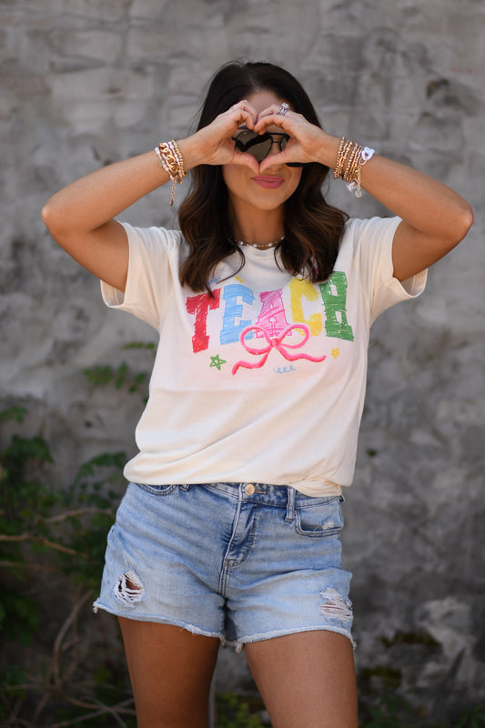 Colorful Teach Tee