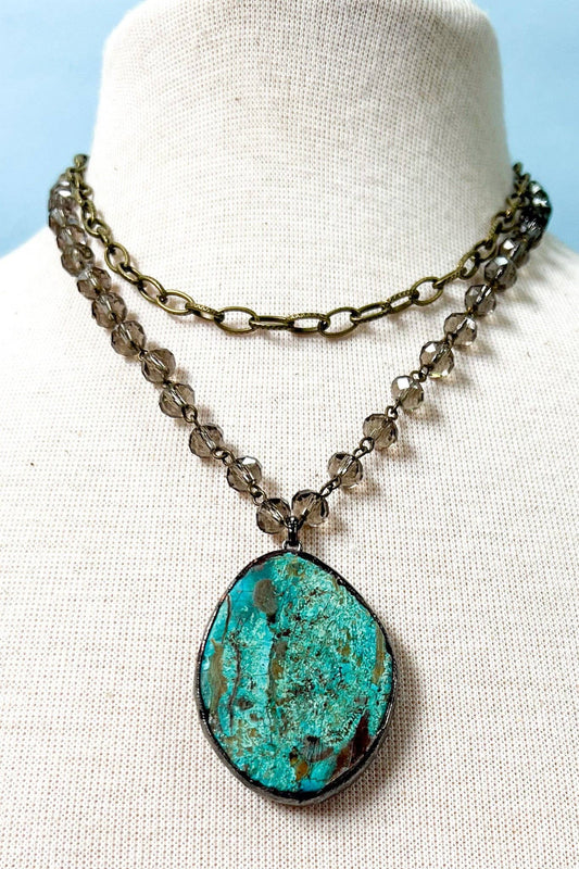 Dylan Designs - Paige Necklace Smokey