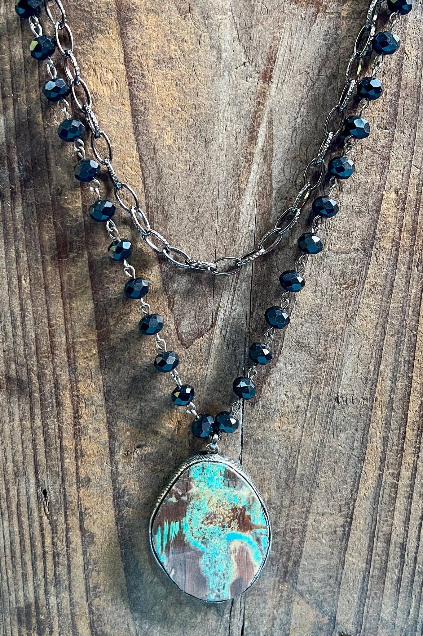 Dylan Designs - Paige Necklace Black
