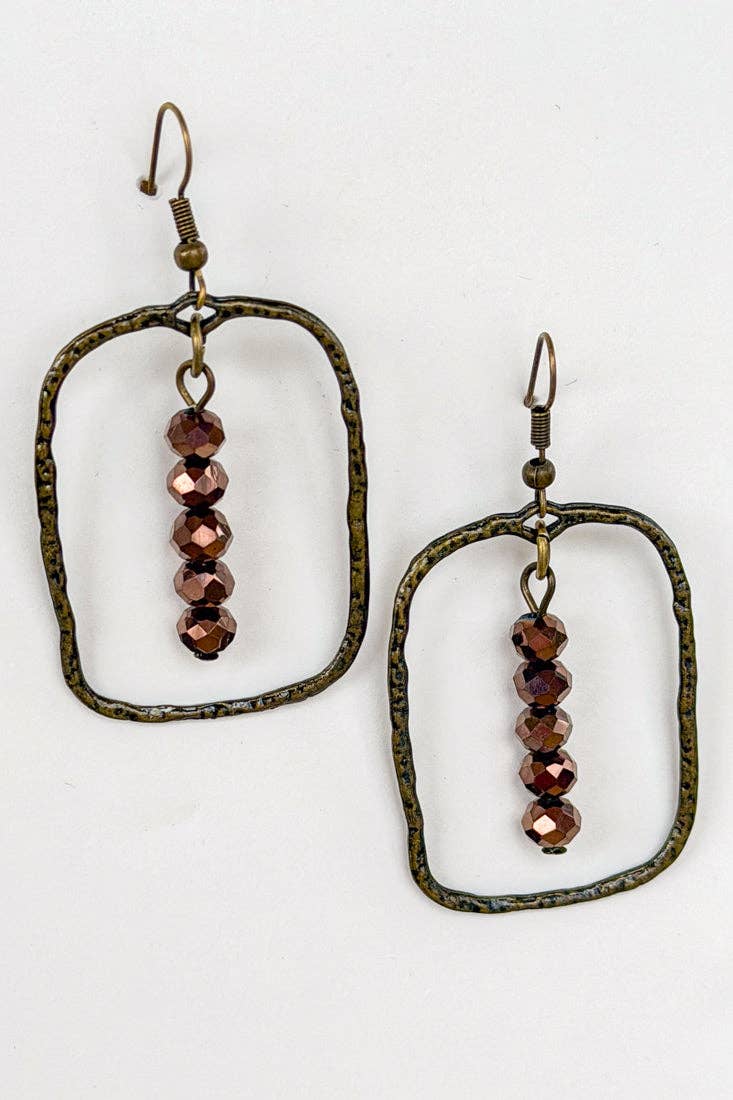 Dylan Designs - Suki Earrings: India Agate
