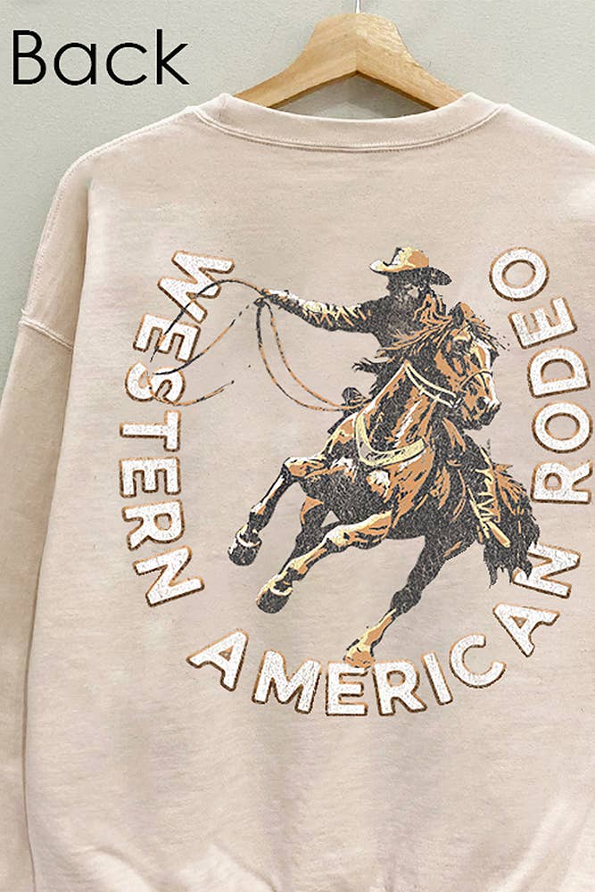 Western American Rodeo Crewneck