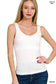 Vanilla Monkey - Seamless Tank Top: WHITE / 3-3 (S/M-L/XL)