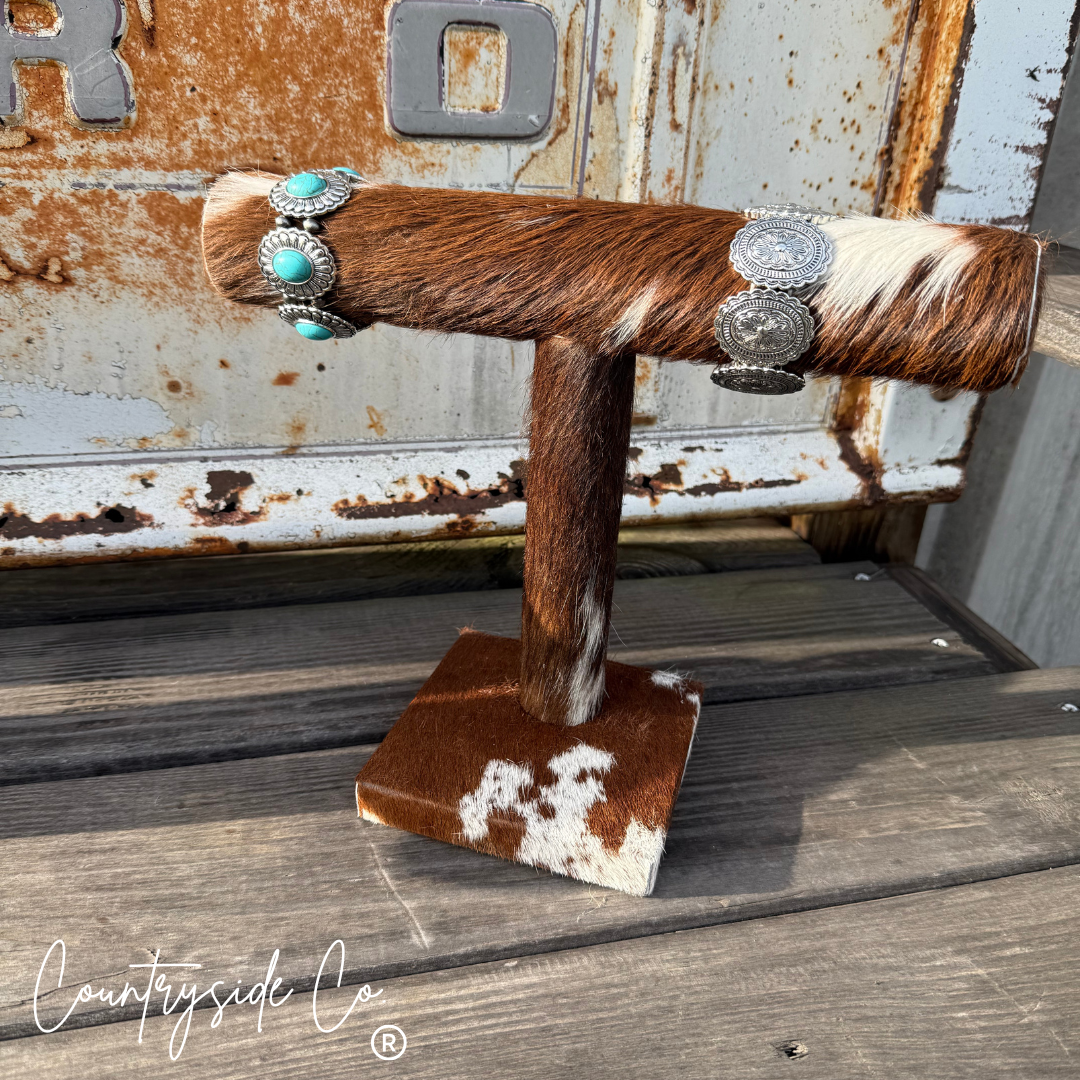 Countryside Co. - Bangle Necklace Cowhide Display Stand