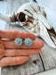 Boho Ranch Shop - Western Conch Concho Stud Earrings: TURQUOISE