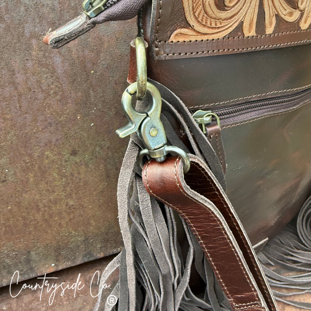 Countryside Co. - Cheyenne Tooled Leather Purse