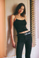 Be Cool - Restock [SOFT CORE] BASIC SOLID CAMI : Black / S