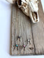 Bow Ribbon Pendant Chain Necklace: Turquoise
