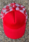 **SALE** RTS Red Checkered Trucker Hat