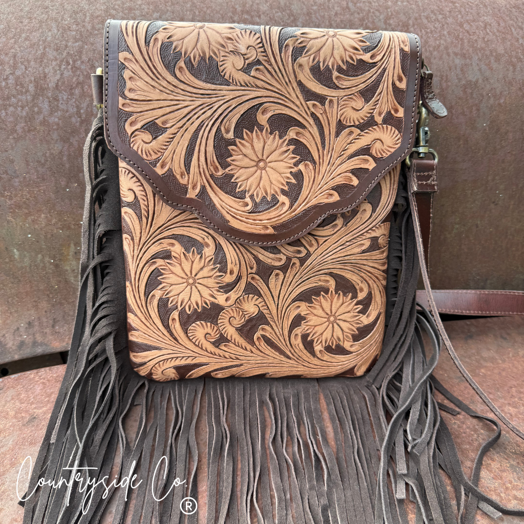 Countryside Co. - Cheyenne Tooled Leather Purse