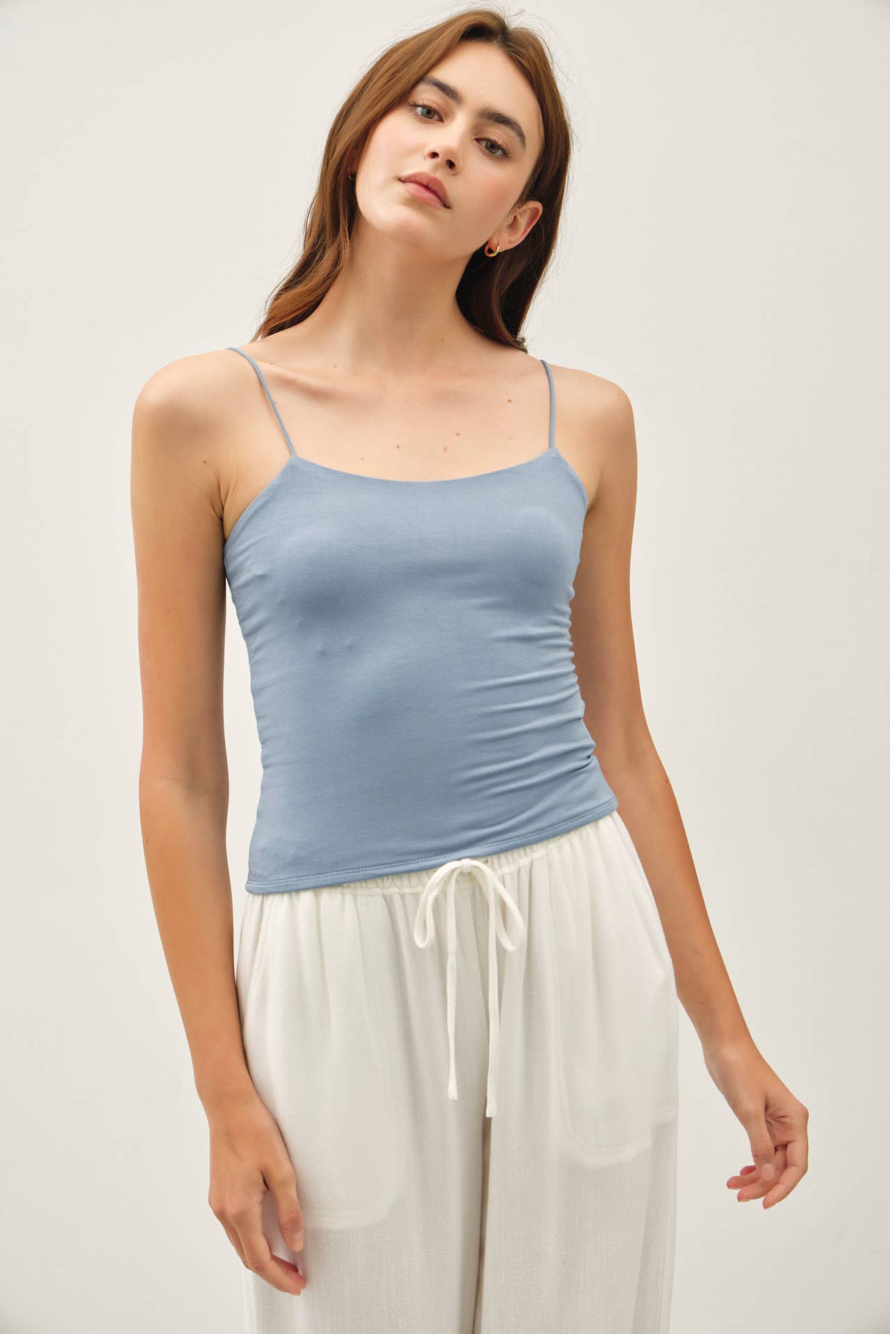 Be Cool - Restock [SOFT CORE] BASIC SOLID CAMI : Black / S