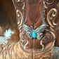 Countryside Co. - Butterfly with Turquoise Necklace