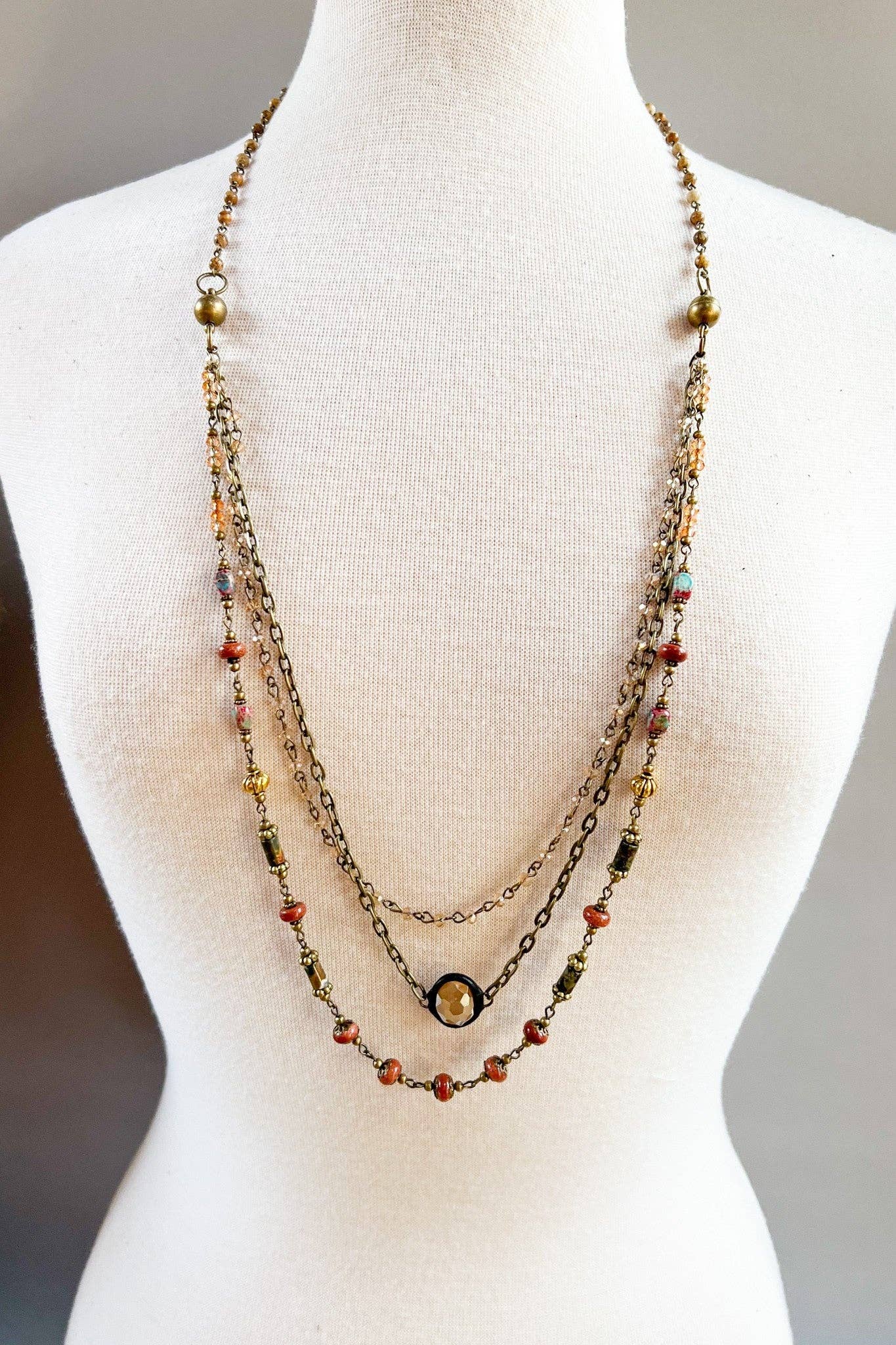 Dylan Designs - Justina Necklace: Multi