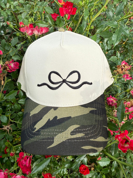 RTS Camo Embroidered Bow Hat