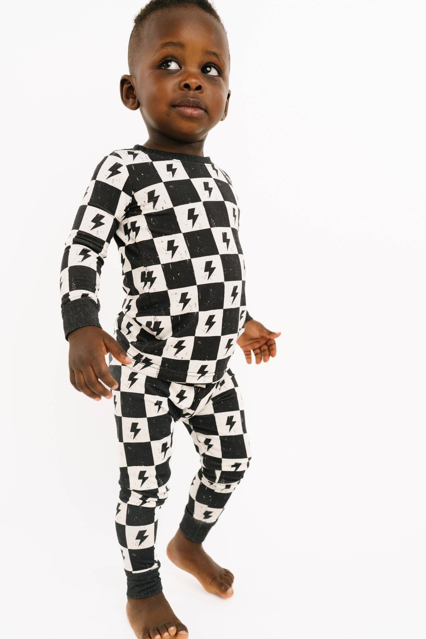 Electric Checkered Bamboo Set