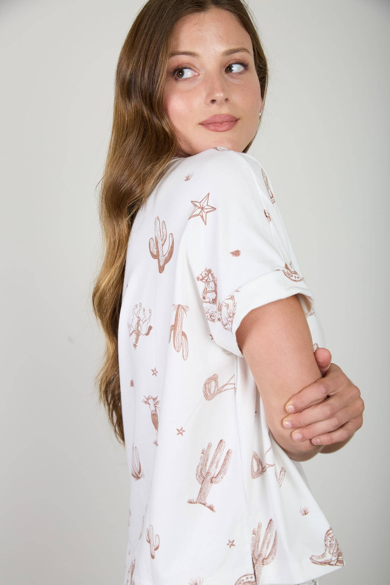 WESTERN PRINT T-SHIRT