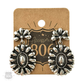 Pink Panache Brands - Blossom cluster earring: Silver