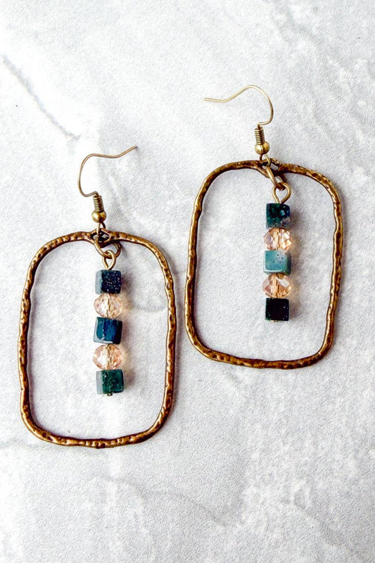 Dylan Designs - Suki Earrings: India Agate