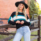 Leopard Stripe Sweater