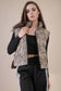 Leopard Puffer Vest