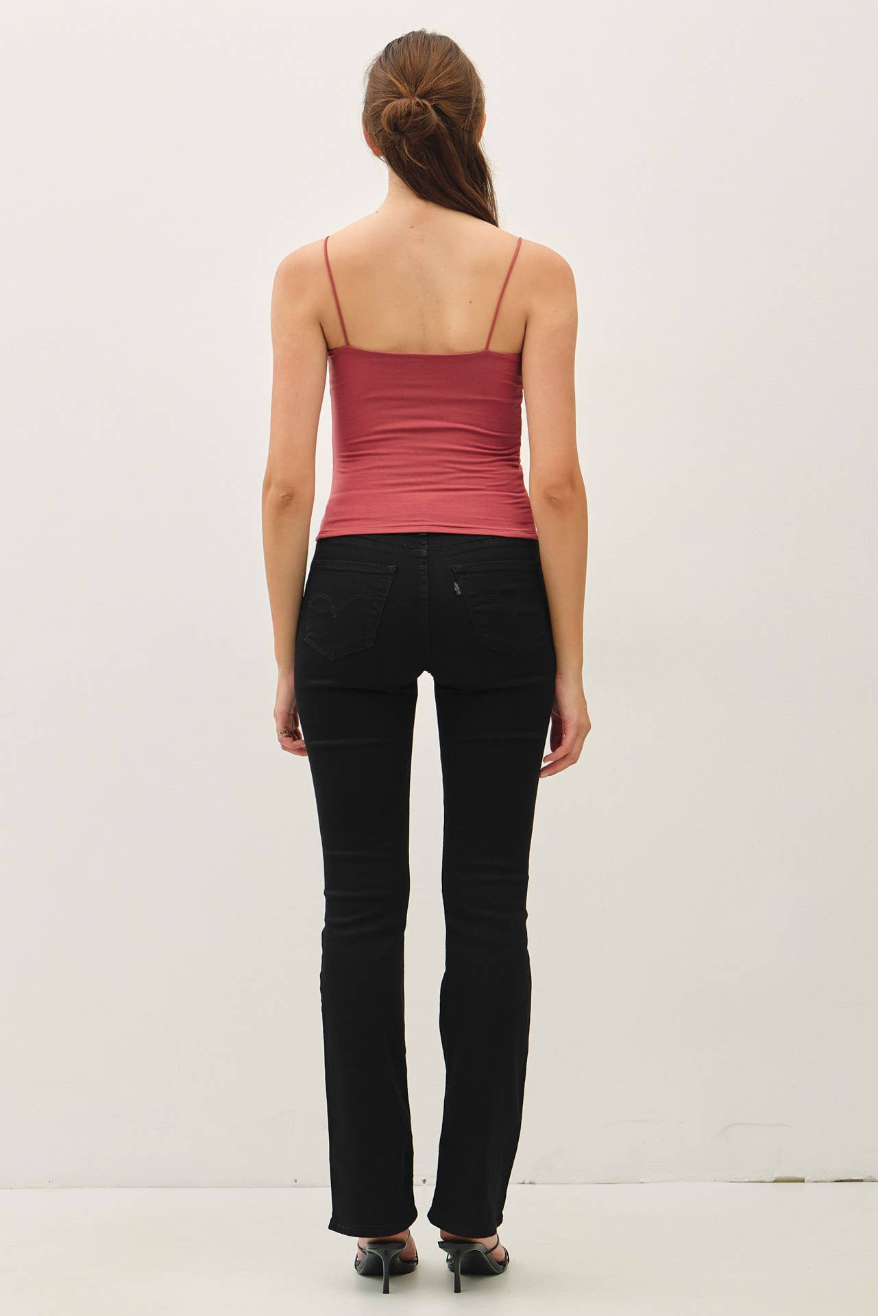 Be Cool - Restock [SOFT CORE] BASIC SOLID CAMI : Black / S