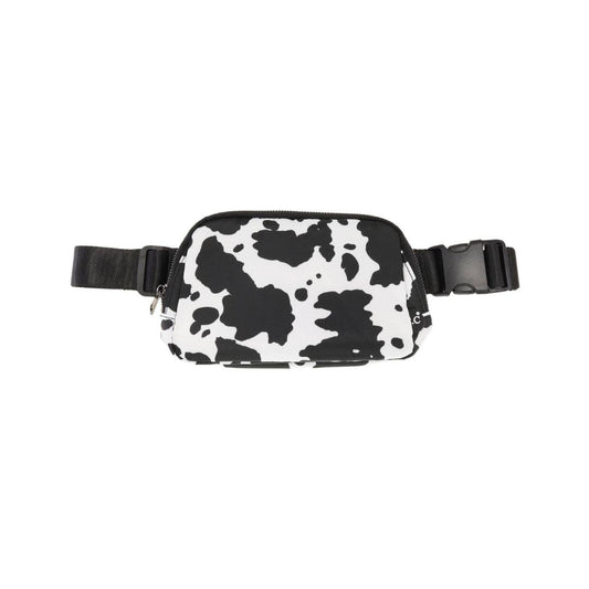 Cow Print Belt Bag