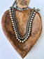 Boho Ranch Shop - 3 Layer Western Style Navajo Pearl Beaded Necklace Set