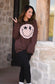 Checkered Smiley Sweatshirt