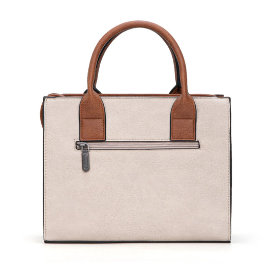 Wrangler Aztec Pattern Print Tote/Crossbody - Tan