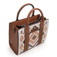 Wrangler Aztec Pattern Print Tote/Crossbody - Tan