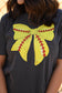 Softball Bow Tee