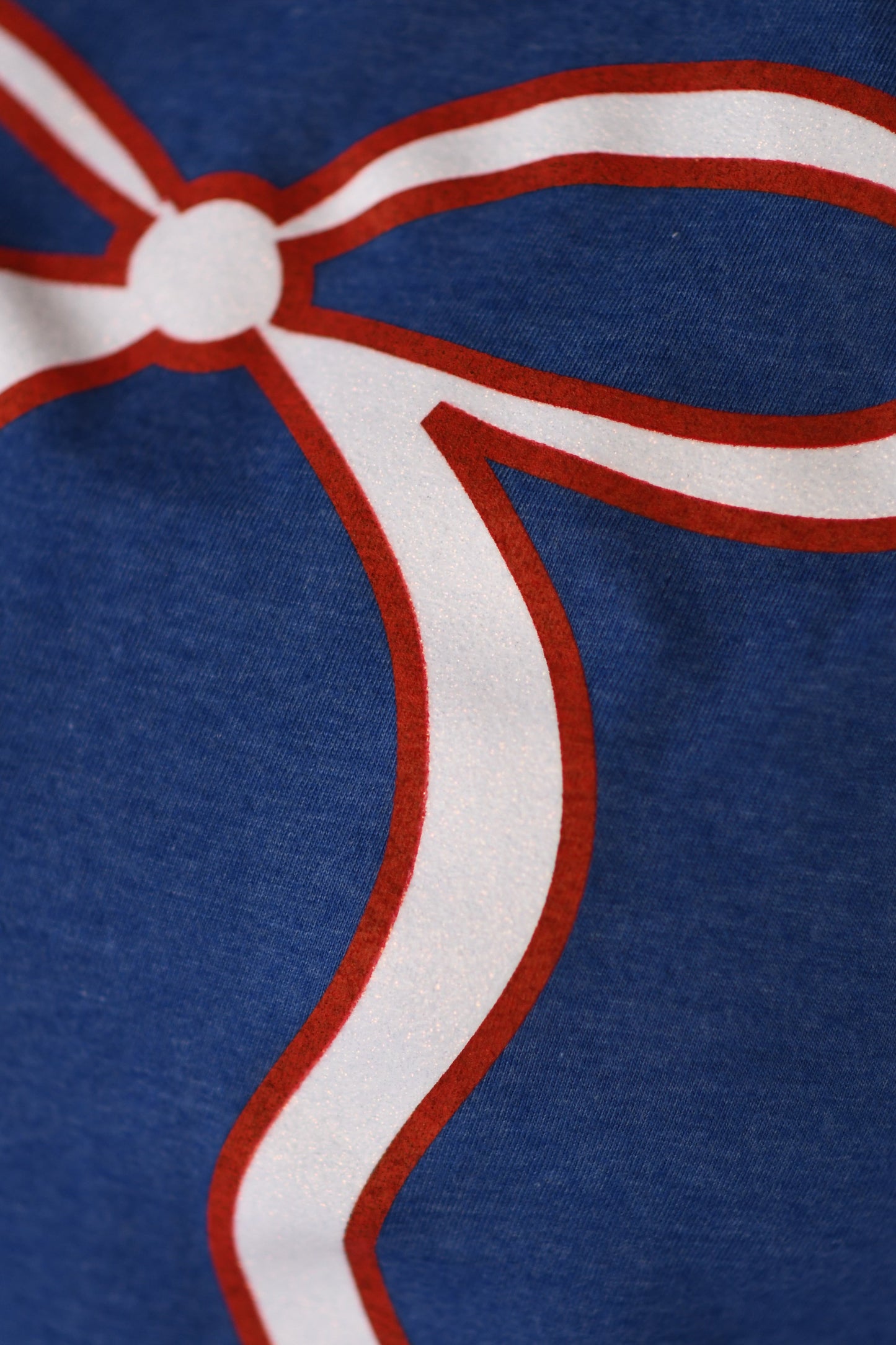 **SALE** Glitter American Bow Tee