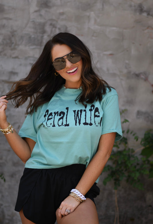 Feral Wife Crop/Tee