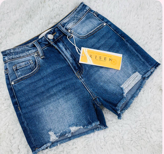 Blushin' Blues Shorts