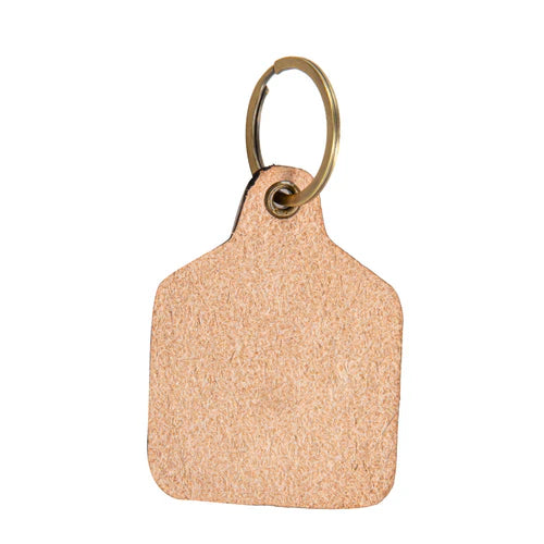 Classic Western Hand-Tooled Key Fob