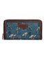 WG Vintage Retro Cowboy Cool Print Wallet - Jean