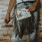 Rodeo Rider Cowhide Purse with Wristlet
