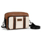 Wrangler Crossbody Purse with Wallet Compartment - Brown Tan